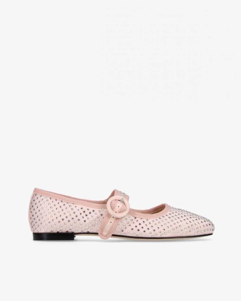 Pink Repetto Georgia square-toe Women\'s Mary Janes | 63891CYUZ