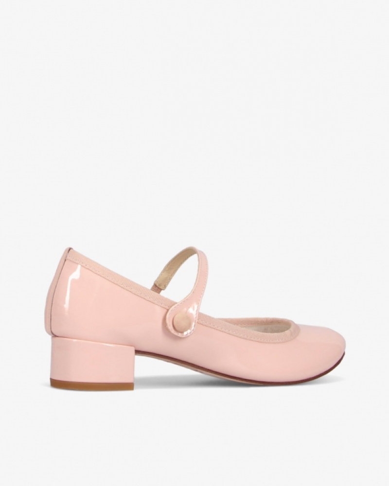 Pink Repetto Rose Women's Mary Janes | 37984ELPG