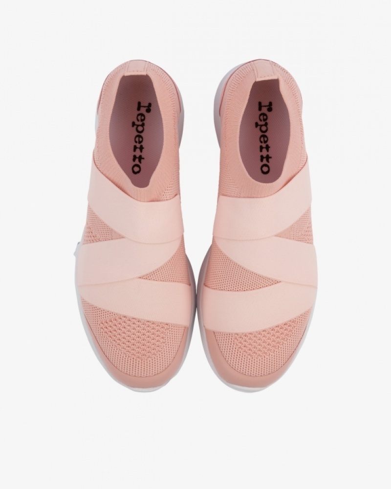 Pink Repetto Ruban dance Women's Sneakers | 41308TKXJ