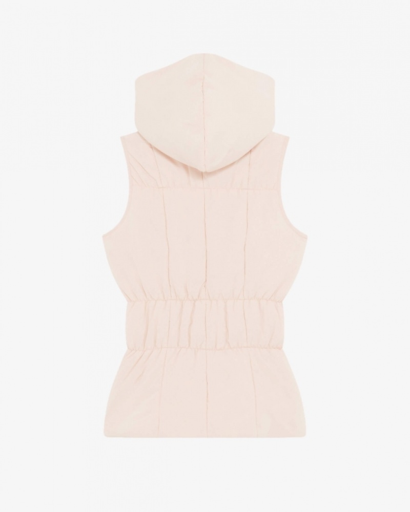 Pink Repetto Sleeveless down Women's Jackets | 39574CMXY