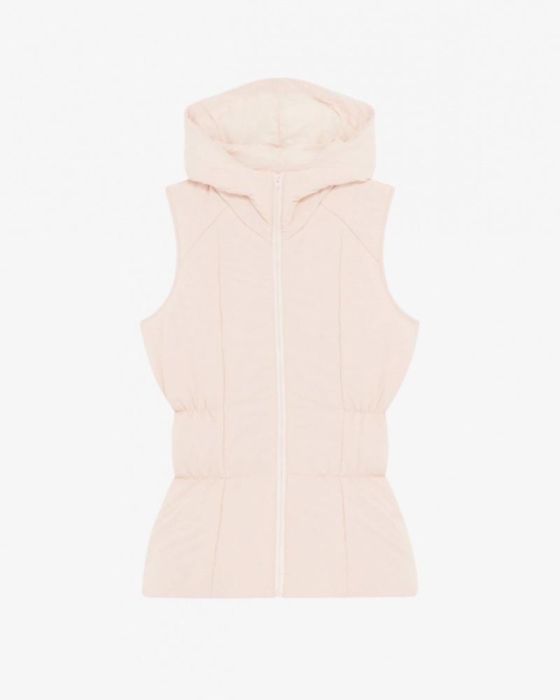 Pink Repetto Sleeveless down Women\'s Jackets | 39574CMXY