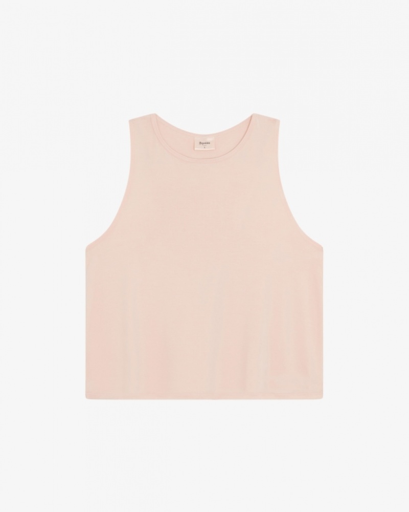 Pink Repetto Studio draped tank Women\'s Tops | 09148LHPV