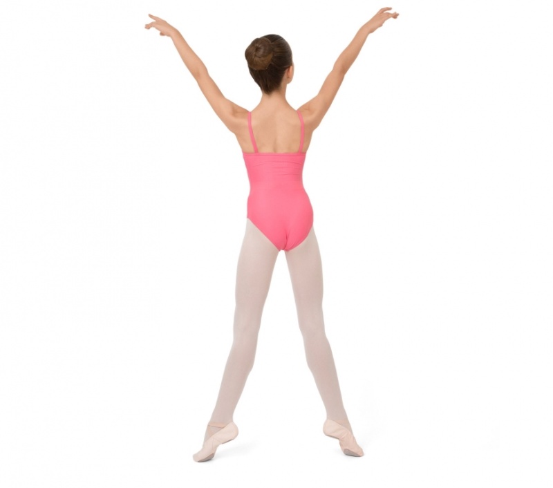 Pink Repetto Thin straps Kids' Leotards | 83902KSQU