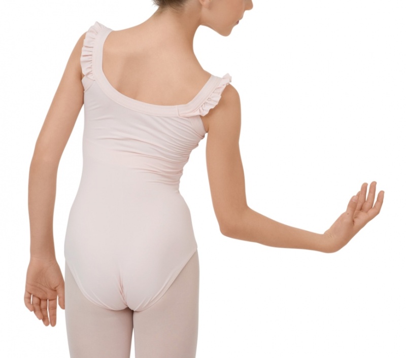 Pink Repetto elasticaded straps Kids' Leotards | 08137KVRA