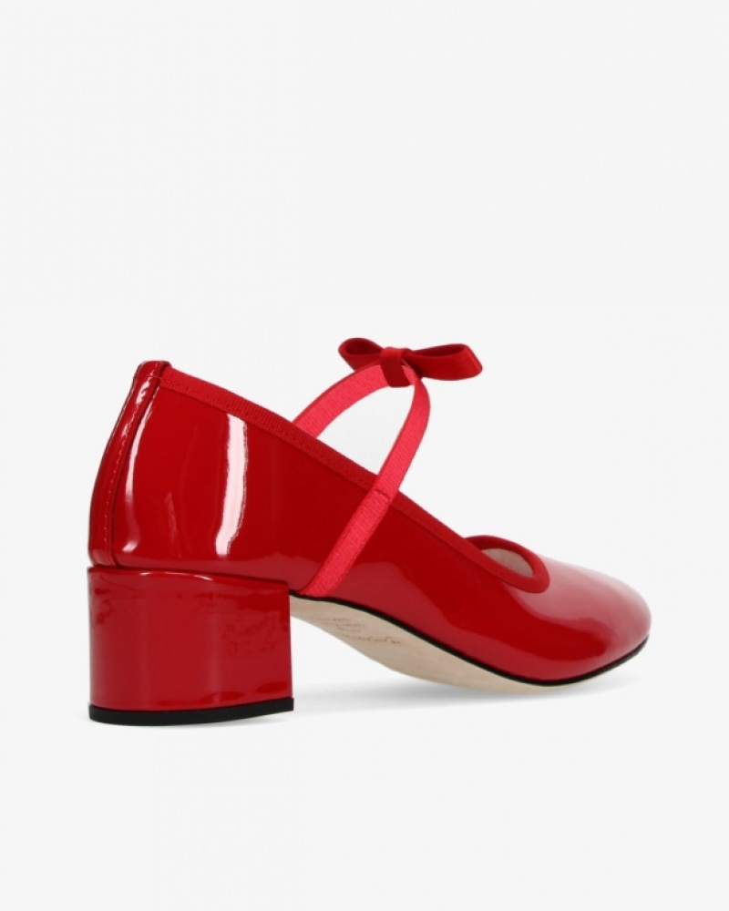 Red Repetto Guillemette Women's Mary Janes | 71482KGBY