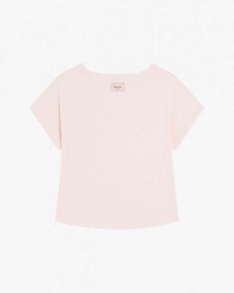 Rose Repetto Oversized top Women's T-Shirts | 42839UJKG