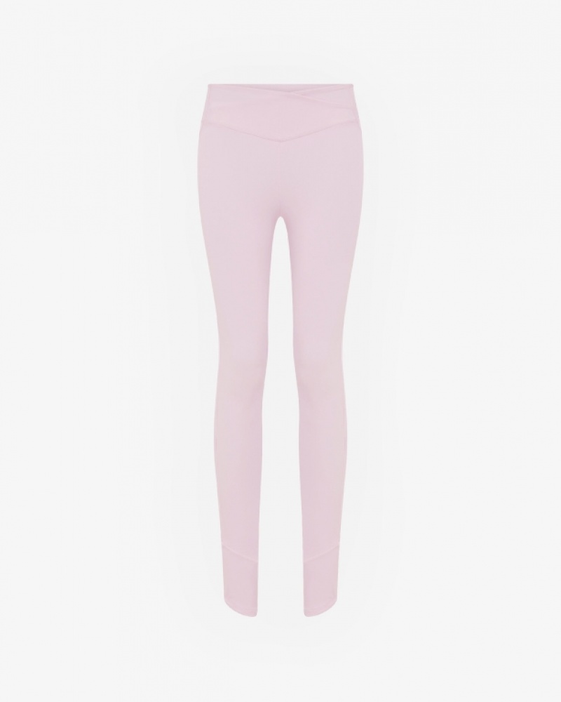 Rose Repetto Silk Women's Leggings | 08376SJXB