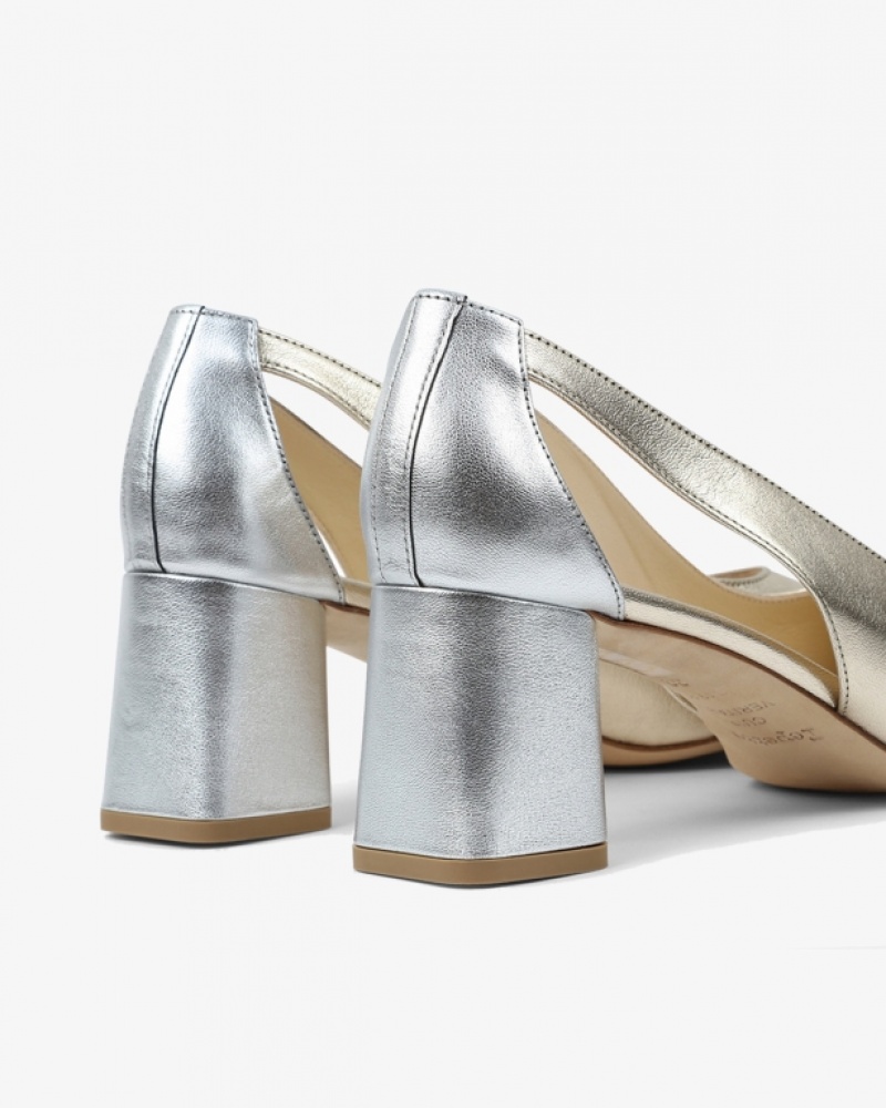 Silver Repetto Terry Women's Pumps | 58264MUHL