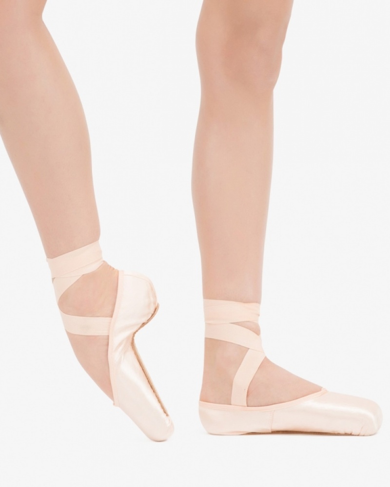 White Repetto Alicia Kids' Pointe Shoes | 39410RVXN