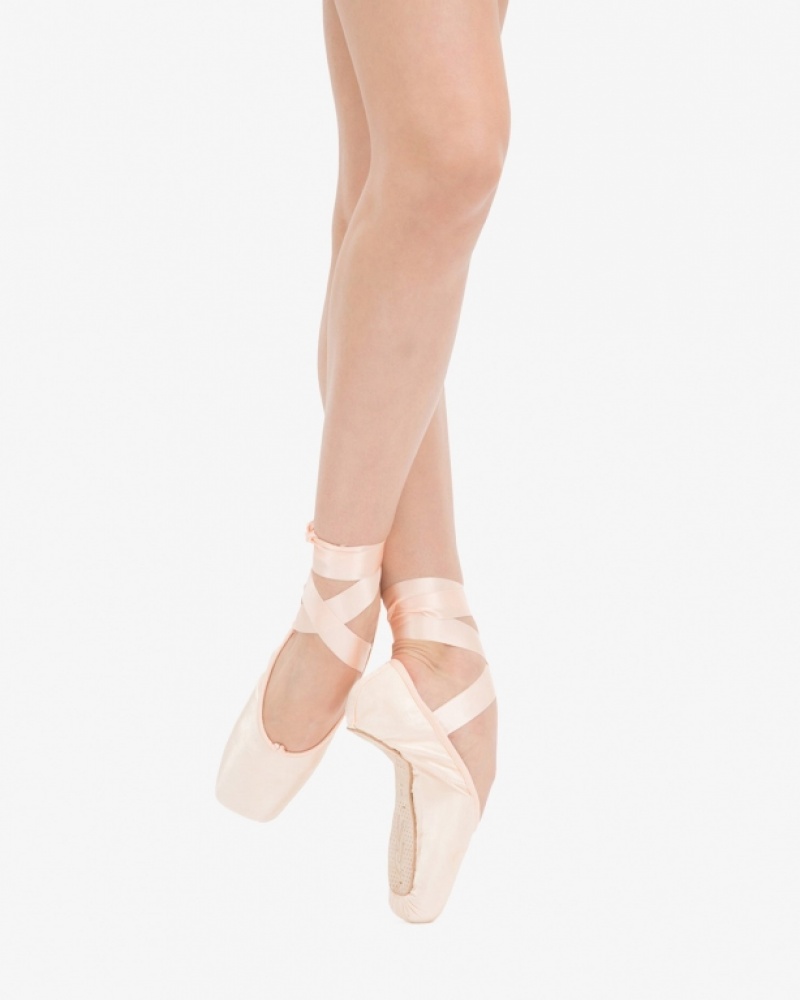 White Repetto Carlotta Kids' Pointe Shoes | 86379BYQT