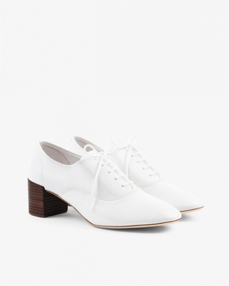 White Repetto Fado Women's Oxford Shoes | 21478WKDS