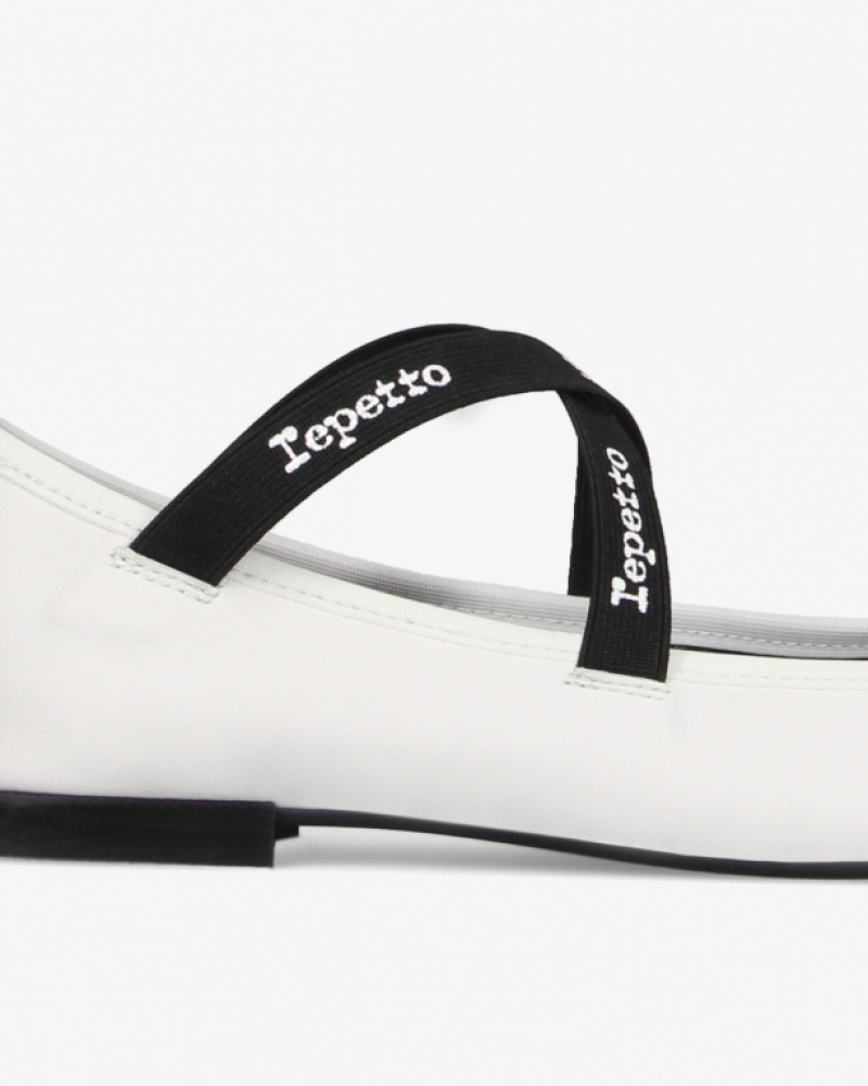 White Repetto Joana Women's Mary Janes | 57923SBFQ