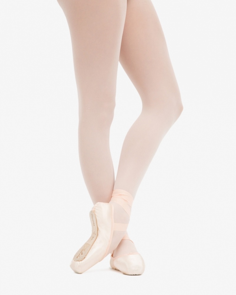 White Repetto Julieta Kids' Pointe Shoes | 03876UDVI