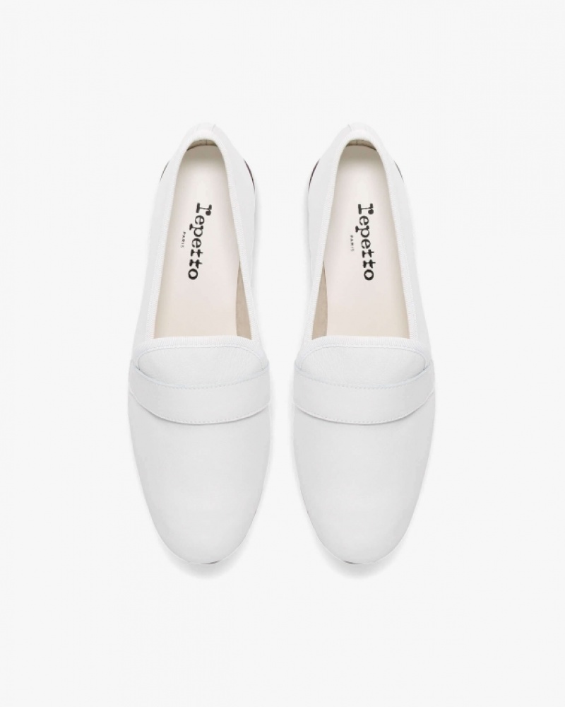 White Repetto Michael Men's Loafers | 54318LETJ