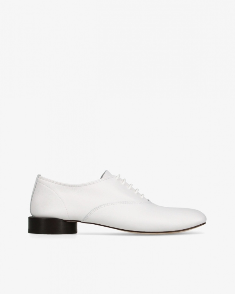 White Repetto The Zizi Jacquemus Women\'s Oxford Shoes | 13204RGCV