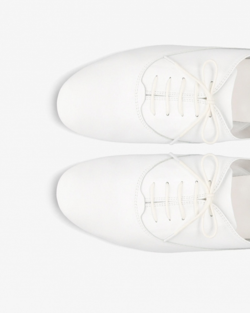 White Repetto Zizi Men's Oxford Shoes | 27650IAQW