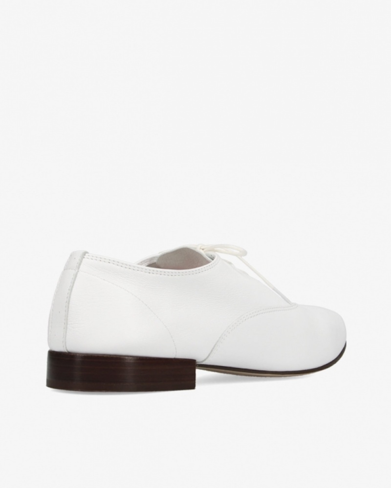 White Repetto Zizi Men's Oxford Shoes | 27650IAQW