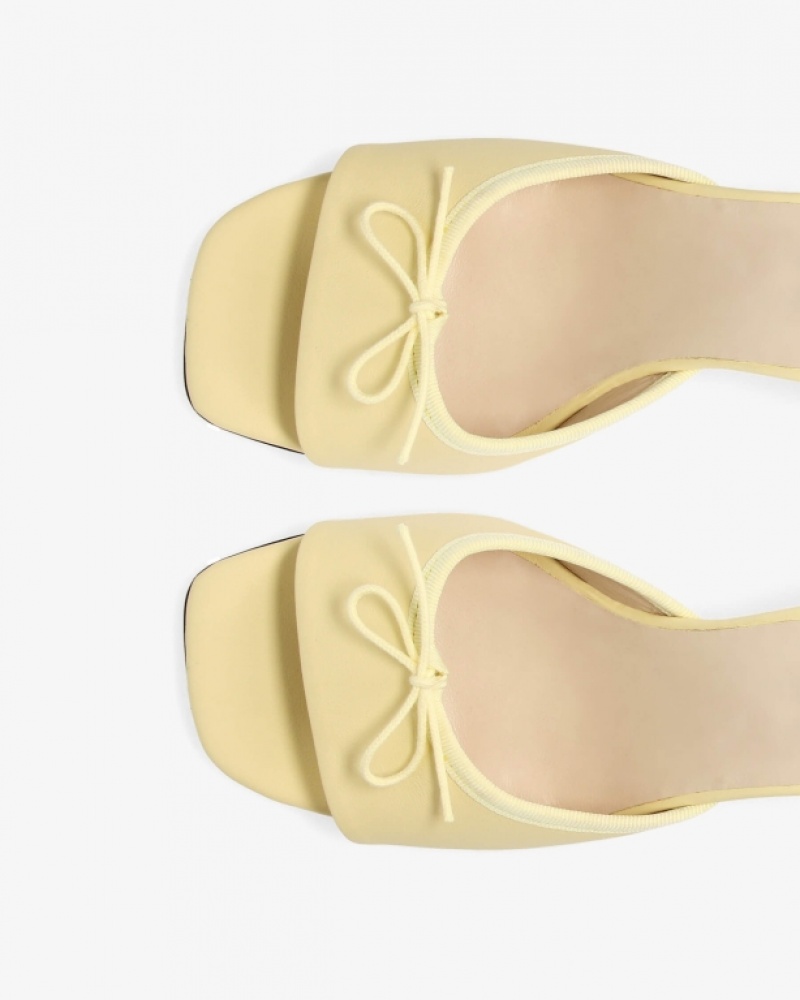 Yellow Repetto Jordana Women's Mules | 42631WYIL